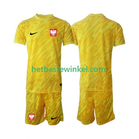 Polen Voetbalshirts Doelman Kind Thuis 2024